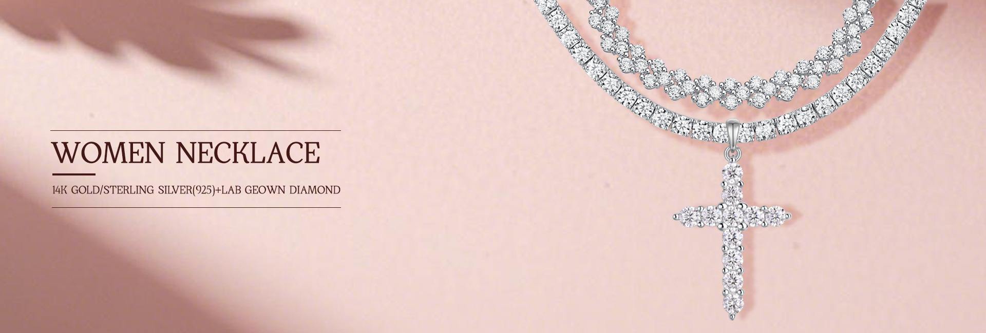 silver necklaces