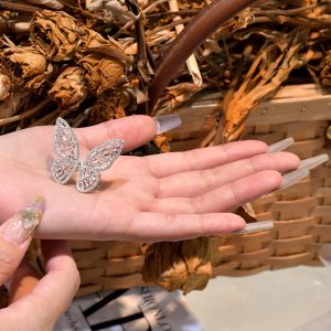 Butterfly wedding ring