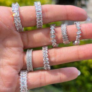 Wholesale IGI GIA Certified HPHT CVD VVS1 Lab Grown Oval Cut Diamond 14K 18K Solid Gold 925 Silver Jewelry Engagement Ring Women