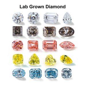 IGI GIA GIL Certificate 0.5ct 1ct 1.5ct 2ct 3ct 4ct 5ct 6ct Wholesale Lab Created Diamond HPHT CVD Lab Grown Diamond