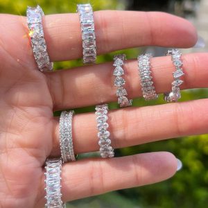 Wholesale IGI GIA Certified HPHT CVD VVS1 Lab Grown Oval Cut Diamond 14K 18K Solid Gold 925 Silver Jewelry Engagement Ring Women