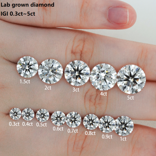 Wholesale White 1.5~5mm CVD Lab Grown Diamonds Bulk IGI GIL Certified Princess Side Cut Lab Created Loose Diamond HPHT - Image 3